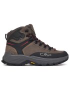 CMP Camp - водоустойчиви туристически обувки от набук - подметка Vibram - кафяво/черно