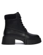 Coach Дамски ботуши Black Leah Platform - естествена кожа