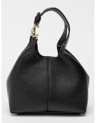 Coccinelle Кожена чанта Tote Easy - Черен