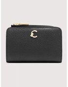Coccinelle Кожено портмоне C-Me - Избеляло черно