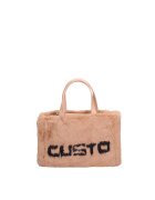 Custo Barcelona Чанта tote от еко пух с лого