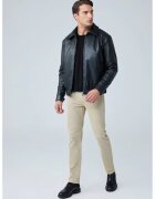 Danger Мъжко яке черно regular fit цип полиестер