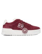 DC Shoes Дамски спортни обувки естествена кожа - бордо