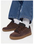 DC Shoes кецове от набук с гумена подметка и връзки - кафяви