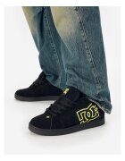 DC Shoes кецове от набук с лого и връзки - черно