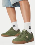 DC Shoes кецове от велур с връзки и гумена подметка - зелени