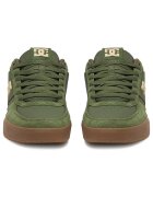 DC Shoes кецове от велур с връзки и гумена подметка - зелени