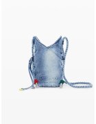 Desigual Чанта от деним през рамо