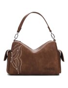 Desigual Дамска чанта 25SAXPAD - Екокожа - Кафява