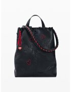 Desigual Дамска черна раница Mickey 26SAKP43 - Универсален