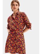 Desigual Дамска рокля - 76725 - Оранжева - Вискоза