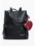 Desigual Раница Tote със сърцевиден несесер