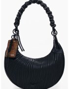 Desigual Релефна чанта Crescent от еко кожа