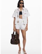 Desigual Риза с къси ръкави и бродерия