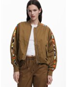Desigual Яке бомбър с контрасти встрани