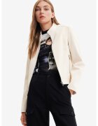 Desigual Яке от еко кожа с джобове с цип