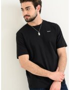 Diesel Тениска с метално лого Adjust - Бял/Сребрист