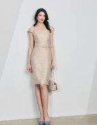 DiKa Fitted Dress With Square Neckline