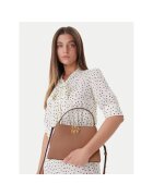 DKNY Дамска чанта - естествена кожа - кафява - Един размер INTL