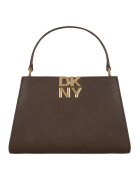 DKNY Дамска чанта Foster - естествена кожа - - 16 x 23 x 8 cm