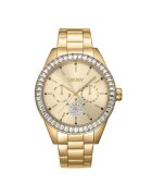 DKNY Дамски часовник DK1L027M0045 - стомана - 40мм - златист - кварцов механизъм - водоустойчивост 5 ATM