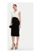 DKNY Кобми рокля DD4KWD80 от полиестер - Бял/Черен