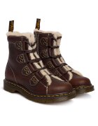 Dr. Martens Дамски боти - - естествена кожа - кафяви