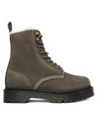 Dr Martens Дамски боти Gunmetal - естествена кожа - зелени