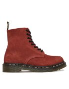 Dr Martens Дамски боти - Martens - естествена кожа - червени