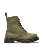 Dr Martens Дамски ботуши 1460 Pascal - кожени - зелени