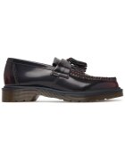 Dr. Martens мокасини от естествена кожа с пискюли и видими шевове 0000306477872_46 - тъмночервен
