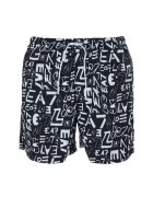 EA7 Бански M MONOGRAM WRITING BOXER-7M000520-AF13069-FC041