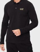 EA7 Блуза с дълъг ръкав Emporio Armani - 8NPF15 PJVQZ 0208 - черна