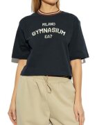 EA7 Дамска тениска W CROP TEE SS - Памук - Синя