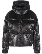 EA7 Дамско яке MOUNTAIN WINTER JACKET COATED BOMBER EXTRA PADDED - Полиестер - Черно