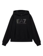 EA7 Детски суичър - Train Visibility Girl Hoodie Rn Br - Памук -