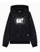EA7 Детски суитшърт - Logo Series Boy Hoodie Rn Skate Logo Br - Памук -