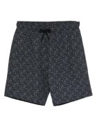 EA7 Мъжки бански WATER SPORTS BW M DIAGONAL MONOGRAM BERMUDA - Полиестер -