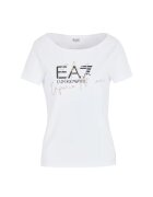 EA7 Тениска W Handwritten Tee Crossover - 3RTT30-TJDLZ-1100 - Дамска - Бяла