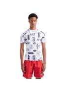 EA7 Тениска за мъже - m tee ss lycra - 7M000547-AF13158-F0043 - Бяла