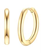 Eastside Обеци тип халки с покритие от 14K злато