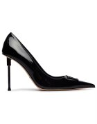 Elisabetta Franchi Елегантни дамски обувки от черна лачена кожа