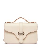 Emporio Armani Дамска чанта - естествена кожа - бежова - One Size INTL