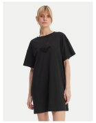 Emporio Armani Рокля памук - черна