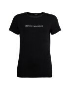 Emporio Armani Стандартна тениска с лого от декоративни камъни
