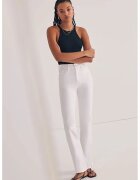 FAVORITE DAUGHTER Blugi cu talie inalta din denim cu textura moale