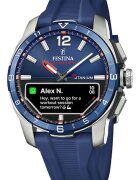 Festina Часовник Titanium F23000/1 - Син/Сребрист - Кварцов - AMOLED екран - Водоустойчив 30м