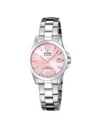 Festina Дамски часовник F20049/3 - метална верижка - розов циферблат - 29 мм - водоустойчив 100 м