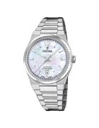 Festina Дамски часовник F20052-1 - неръждаема стомана - 35 мм - сребриста верижка - водоустойчив 100 м