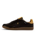 Fila Кожени спортни обувки Slantshot - Бял/Жълт